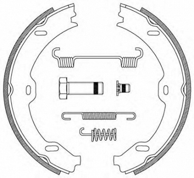 OPEN PARTS bsa219000 -  Комплект тормозных колодок